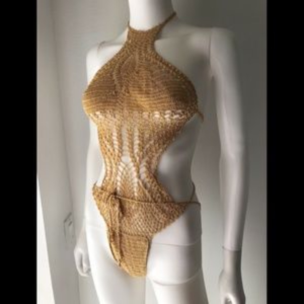 Musotica Women Sexy Monobikini Crochet One Piece S - Picture 4 of 11